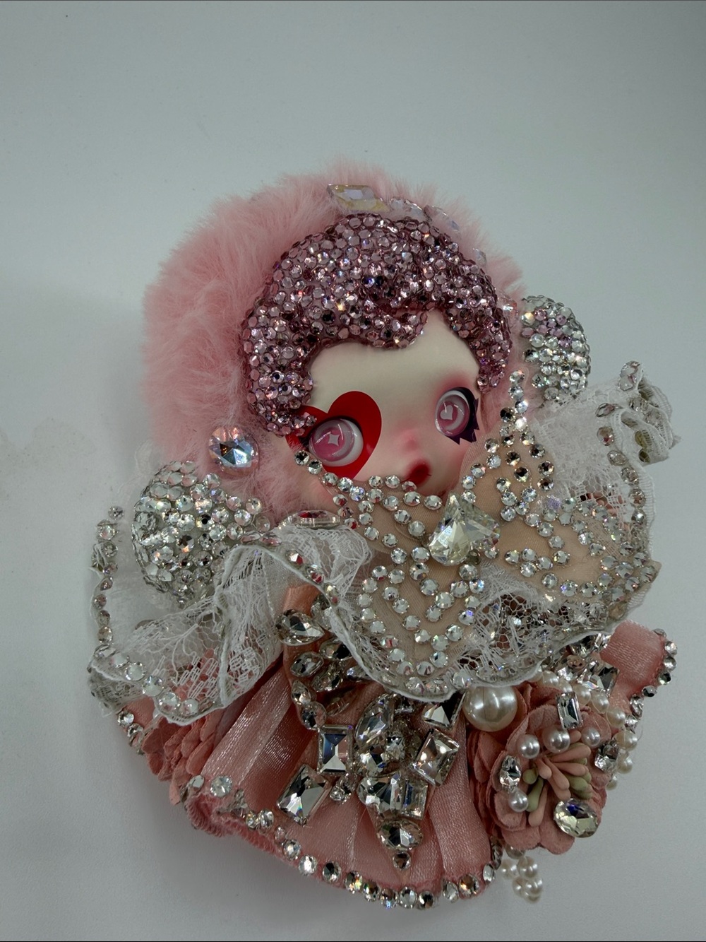 Authentic Skullpanda Plush Pendant - embellished with Rhinestone - Picture 4 of 5